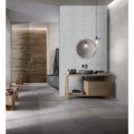 Pukka Tile Beyaz Arabesque Porselen Mozaik