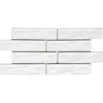 Pukka Tile Beyaz Artisan Brick Porselen Mozaik