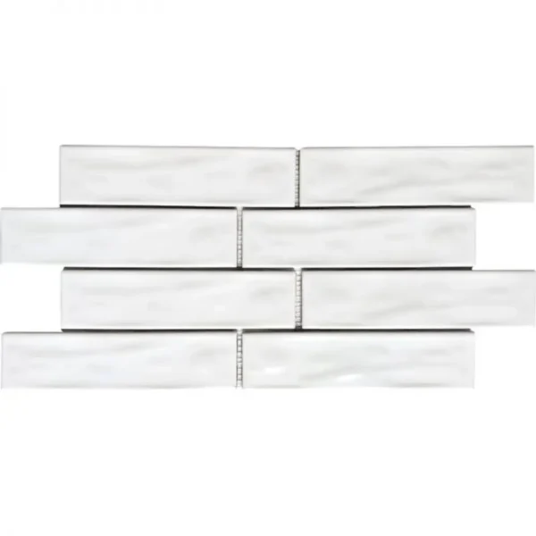 Pukka Tile Beyaz Artisan Brick Porselen Mozaik