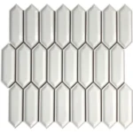 Pukka Tile Beyaz Small Picket Porselen Mozaik