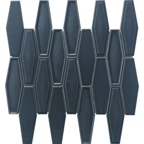 Pukka Tile Duman Mavisi Elongated HexagonPorselen Mozaik