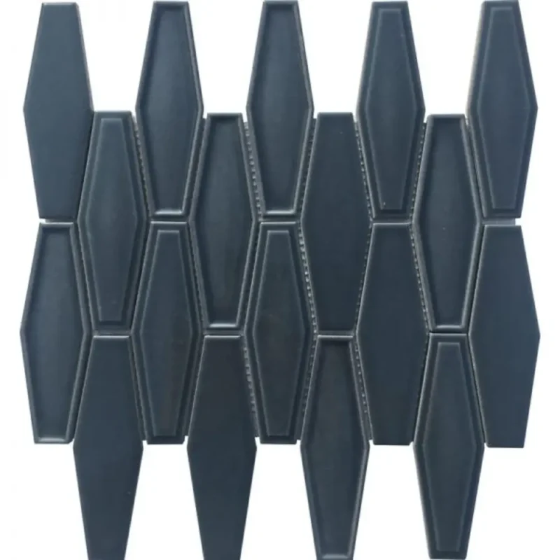 Pukka Tile Duman Mavisi Elongated HexagonPorselen Mozaik
