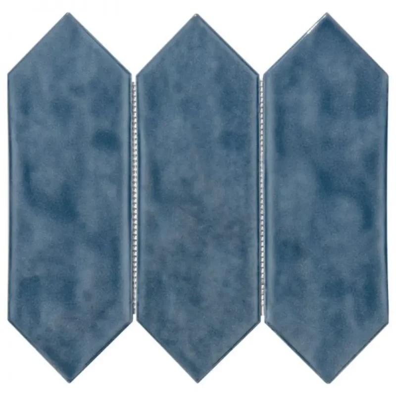 Pukka Tile Duman Mavisi Large Picket Porselen Mozaik