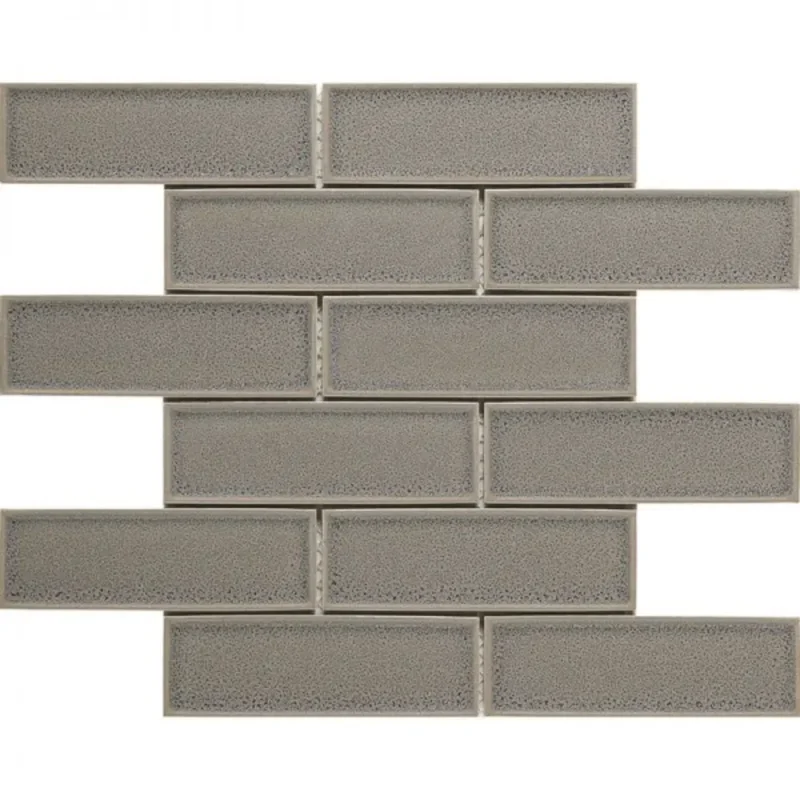 Pukka Tile Füme 2x6 Bevelled Brick Porselen Mozaik