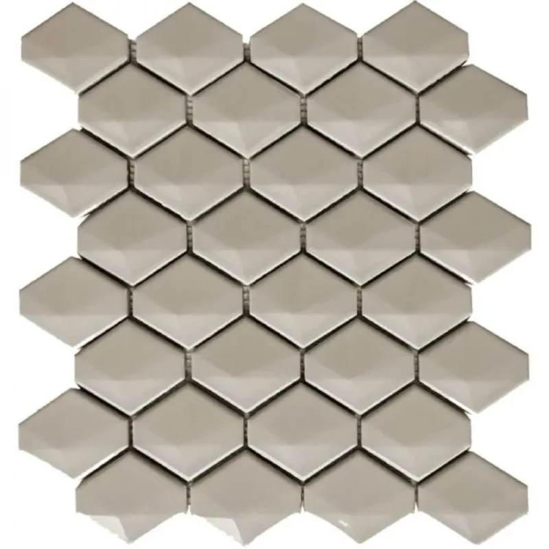 Pukka Tile Füme Solid Signature Porselen Mozaik