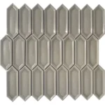 Pukka Tile Kahve Rengi Small Picket Porselen Mozaik