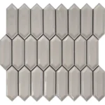 Pukka Tile Kırık Beyaz Small Picket Porselen Mozaik