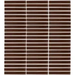 Pukka Tile Merlot Brown Kitkat Porselen Mozaik