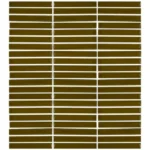 Pukka Tile Mustard Hardal Yeşil Kitkat Porselen Mozaik