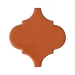 Pukka Tile Turuncu Arabesque Porselen Mozaik