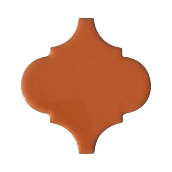 Pukka Tile Turuncu Arabesque Porselen Mozaik