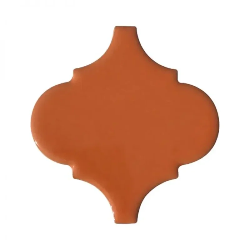 Pukka Tile Turuncu Arabesque Porselen Mozaik
