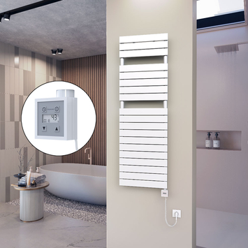 Radiva 10H Elektrikli Havlupan 500x1550 Beyaz Ktx3 1000 Watt Spiral Kablolu