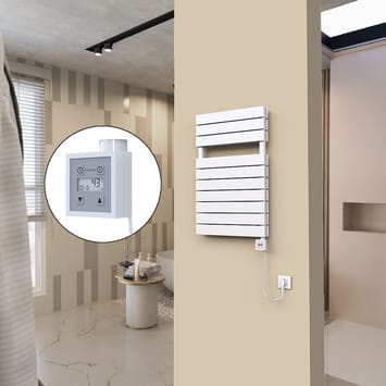 Radiva 20H Elektrikli Havlupan 500x810 Beyaz Ktx3 1000 Watt Spiral Kablolu