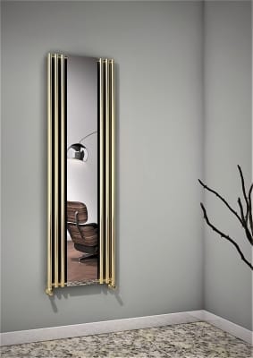 Radiva Bahama Dekoratif Radyatör 540x1760 Altın Renkli