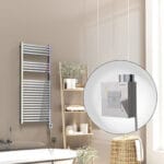 Radiva Barbados Elektirikli Havlupan 500x1200 Krom (KTX1 Termostat) 600W Spiral Kablolu