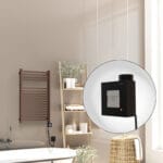 Radiva Barbados Elektirikli Havlupan 500x800 Bakır Eskitme Parlak (KTX1 Termostat) 300W Spiral Kablolu