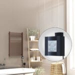 Radiva Barbados Elektirikli Havlupan 500x800 Bakır Eskitme Parlak (KTX4 Termostat) 300W Spiral Kablolu