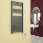 Radiva Barbados Elektrikli Havlupan 600 Watt 500x1200 Antrasit (On/Off Düğmeli)