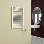 Radiva Barbados Elektrikli Havlupan 600 Watt 500x800 Beyaz (Thesis Termostat)