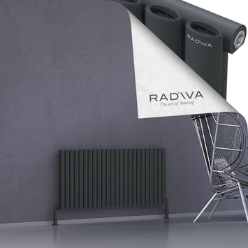 Radiva Bia Alüminyum Radyatör 600x1384 Koyu Antrasit