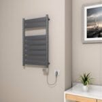 Radiva Bora Bora Elektrikli Havlupan 300 Watt 500x800 Antrasit (Thesis Termostat)