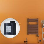 Radiva Bora Bora Elektrikli Havlupan 500x800 Bakır Eskitme Ktx4 300 Watt Spiral Kablolu