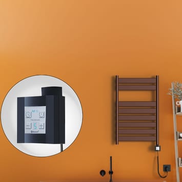 Radiva Bora Bora Elektrikli Havlupan 500x800 Bakır Eskitme Ktx4 300 Watt Spiral Kablolu