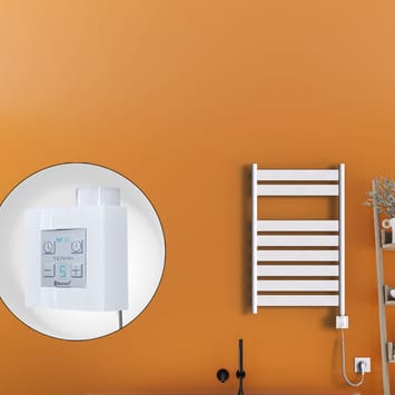 Radiva Bora Bora Elektrikli Havlupan 500x800 Beyaz Ktx4 300 Watt Spiral Kablolu