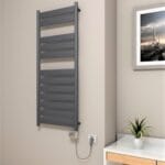 Radiva Bora Bora Elektrikli Havlupan 600 Watt 500x1200 Antrasit (Thesis Termostat)