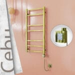 Radiva Cebu Elektrikli Havlupan 500x1050 Altın Ktx4 200 Watt Spiral Kablolu