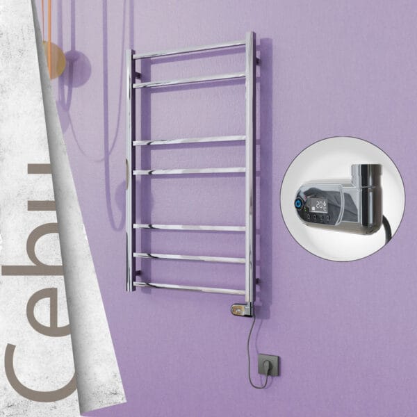 Radiva Cebu Elektrikli Havlupan 600x1050 Ayna P. (Thesis Termostat) 200 W