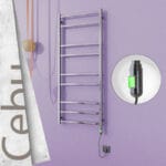 Radiva Cebu Elektrikli Havlupan 600x1395 Ayna P. (On/Off Düğmeli) 300 Watt