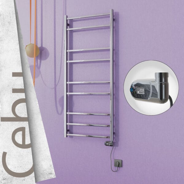 Radiva Cebu Elektrikli Havlupan 600x1395 Ayna P. (Thesis Termostat) 300 Watt