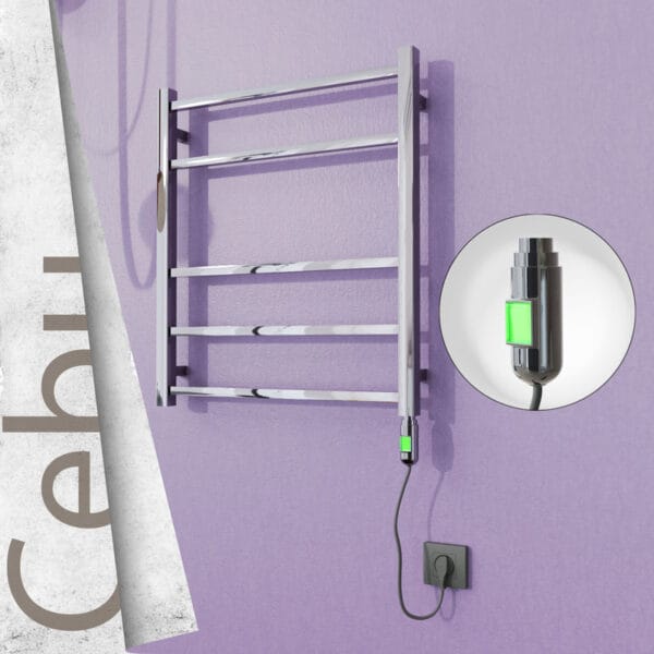 Radiva Cebu Elektrikli Havlupan 600x705 Ayna P. (On/Off Düğmeli) 200 W