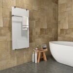 Radiva Crystal Elektrikli Cam Havlupan 760x1030 Beyaz 750 Watt