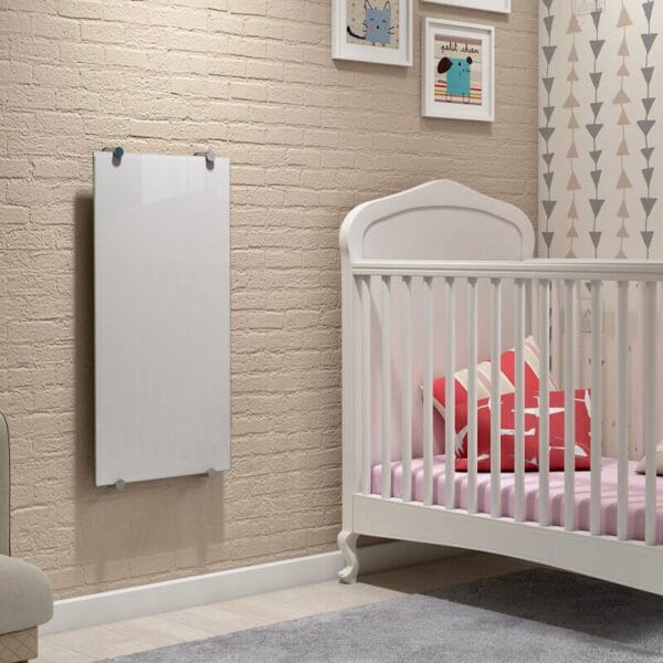 Radiva Crystal Elektrikli Cam Radyatör 1010x1030 Beyaz 1000 Watt