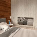 Radiva Crystal Elektrikli Cam Radyatör 560x1030 Ayna 500 Watt