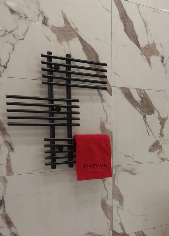 Radiva Fiji Dekoratif Havlupan 650x740 Mat Siyah