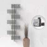 Radiva FIJI Elektirikli Havlupan 650x1762 Krom (KTX3 Termostat) 600W