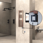 Radiva HAITI Elektirikli Havlupan 300x1000 Düz Bakır Eskitme (KTX4 Termostat) 200W Spiral Kablolu