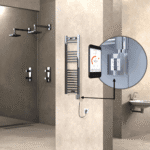 Radiva HAITI Elektirikli Havlupan 300x1000 Düz Krom (KTX4 Termostat) 200W Spiral Kablolu