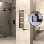 Radiva HAITI Elektirikli Havlupan 300x1100 Düz Bakır Eskitme (KTX3 Termostat) 200W