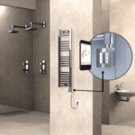 Radiva HAITI Elektirikli Havlupan 300x1100 Düz Krom (KTX4 Termostat) 200W Spiral Kablolu