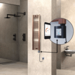 Radiva HAITI Elektirikli Havlupan 300x1200 Düz Bakır Eskitme (KTX4 Termostat) 200W Spiral Kablolu