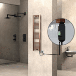 Radiva HAITI Elektirikli Havlupan 300x1200 Düz Bakır Eskitme (On/Off Düğmeli) 200W