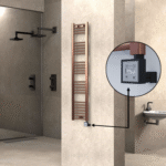 Radiva HAITI Elektirikli Havlupan 300x1500 Düz Bakır Eskitme (KTX3 Termostat) 300W