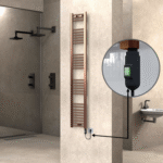 Radiva HAITI Elektirikli Havlupan 300x1800 Düz Bakır Eskitme (On/Off Düğmeli) 300W