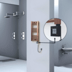 Radiva HAITI Elektirikli Havlupan 300x700 Düz Bakır Eskitme (KTX1 Termostat) 200W Spiral Kablolu