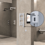 Radiva HAITI Elektirikli Havlupan 300x700 Düz Beyaz (KTX4 Termostat) 200W Spiral Kablolu